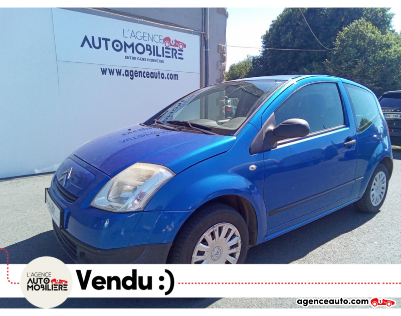 Achat voiture occasion, Auto occasion pas cher | Agence Auto Citroen C2 1.4 75 PACK AMBIANCE Bleu Année 2006 Manuelle Essence